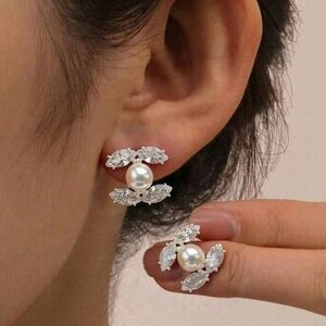 Chanel Style Logo Earrings